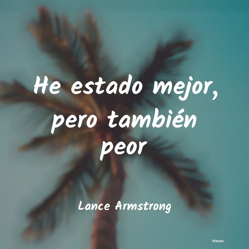 frases de Lance Armstrong