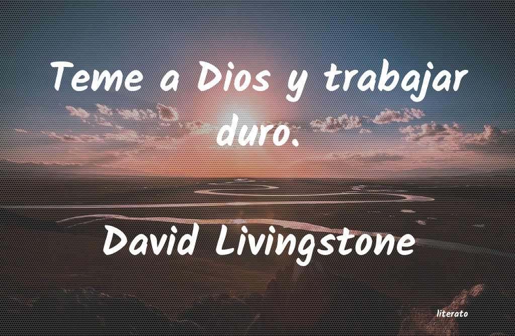 frases de David Livingstone
