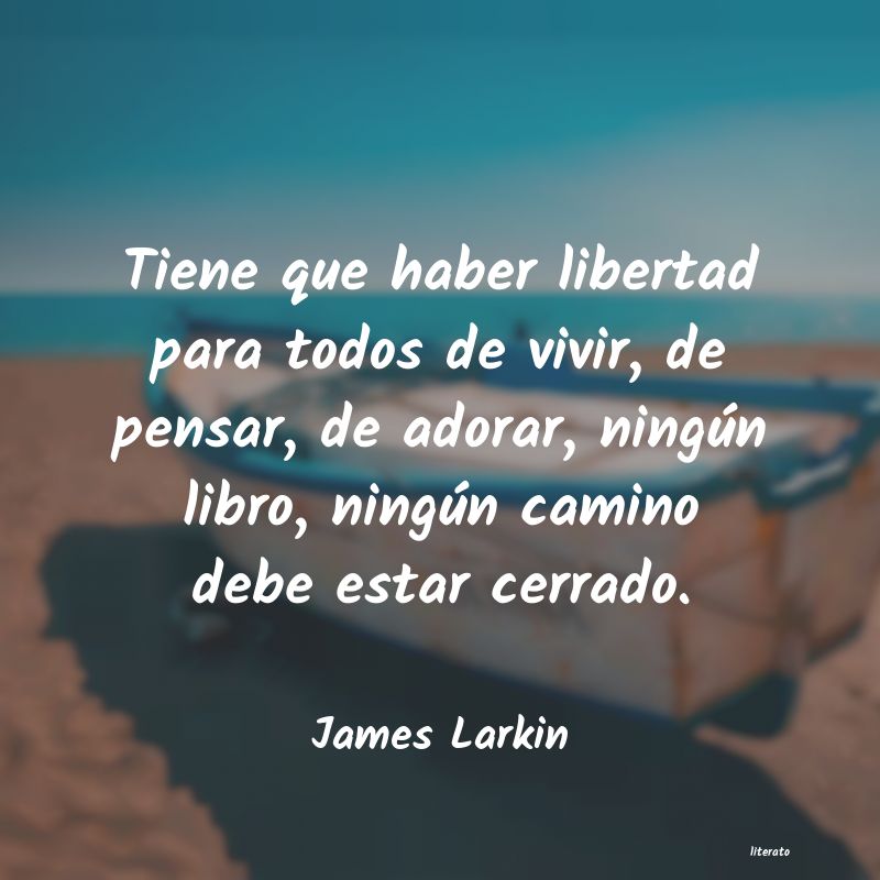 frases de James Larkin