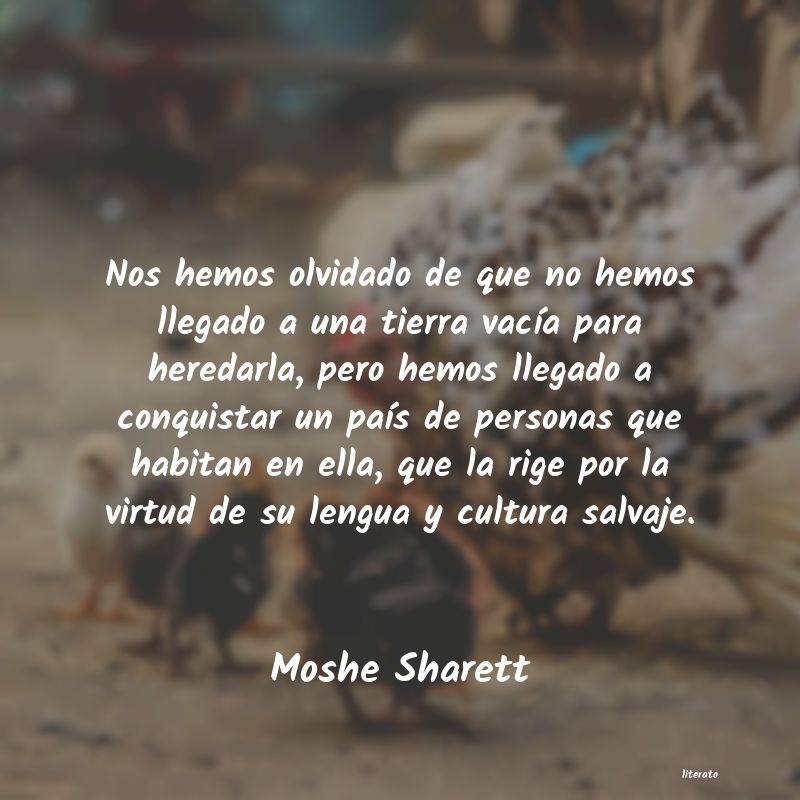 Frases de Moshe Sharett