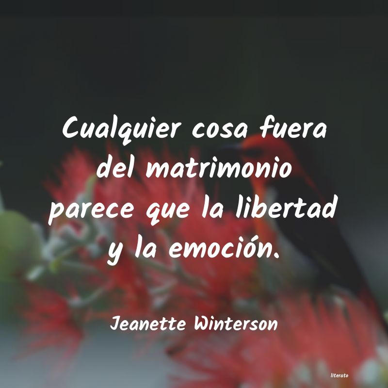 Frases de Jeanette Winterson