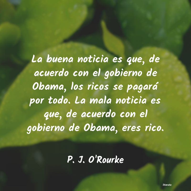 frases de P. J. O'Rourke