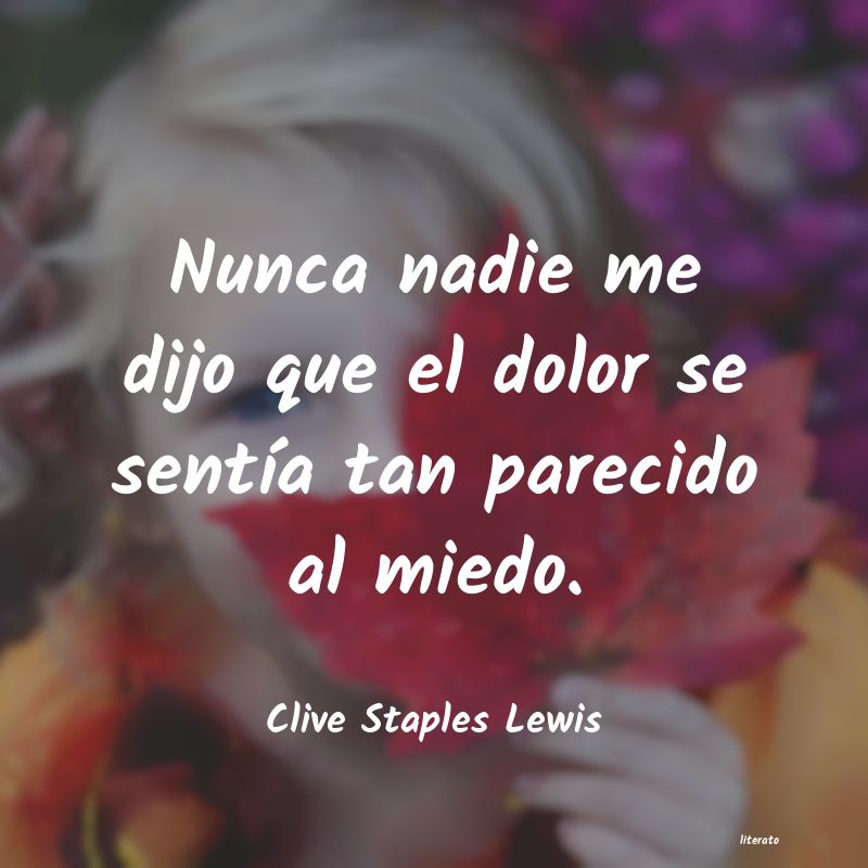 frases de Clive Staples Lewis