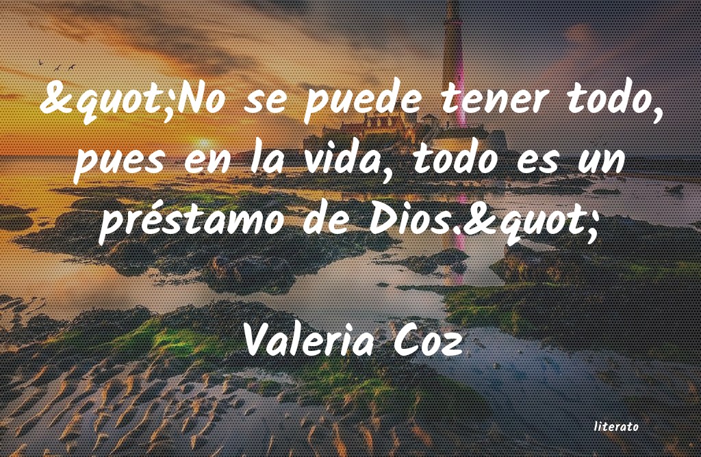 Frases de Valeria Coz