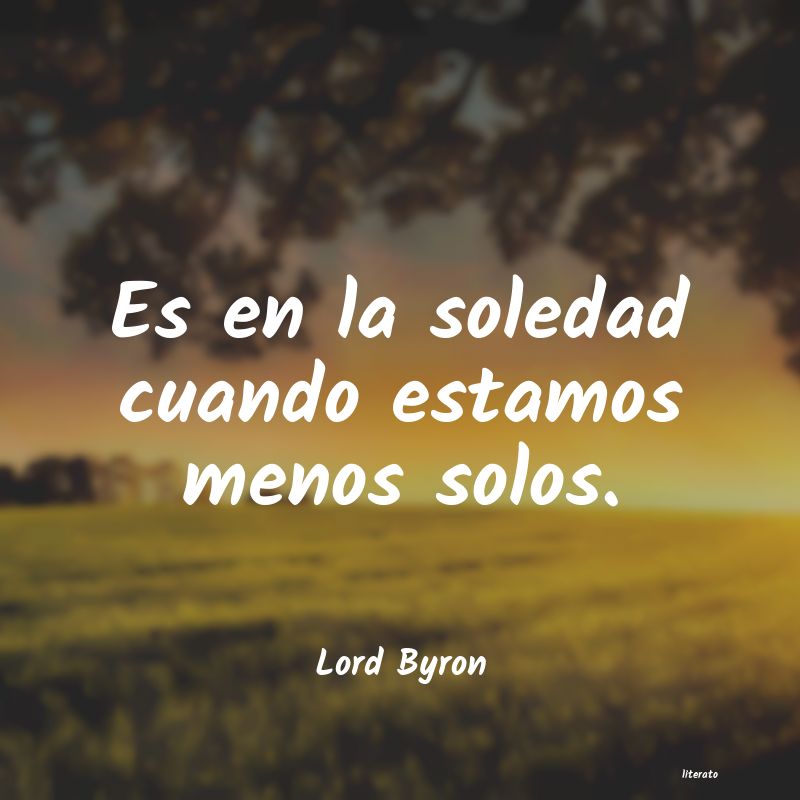 frases de Lord Byron