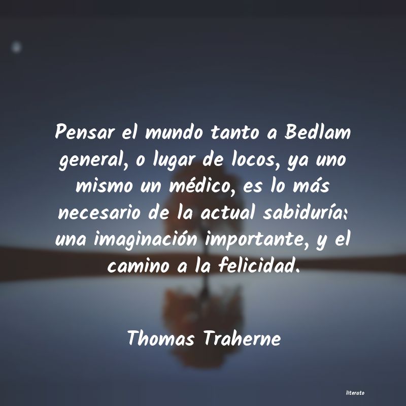 frases de Thomas Traherne