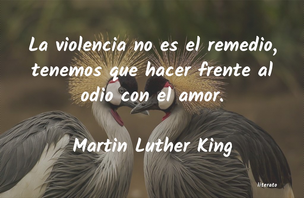 martin luther king frases de amor