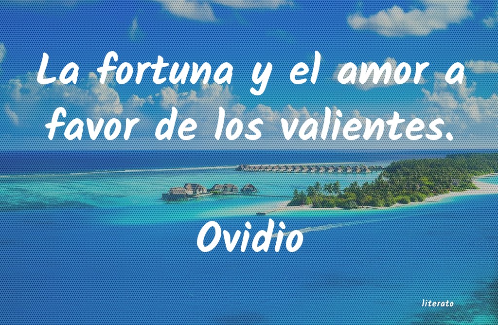 frases de Ovidio