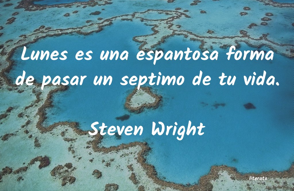 Frases de Steven Wright