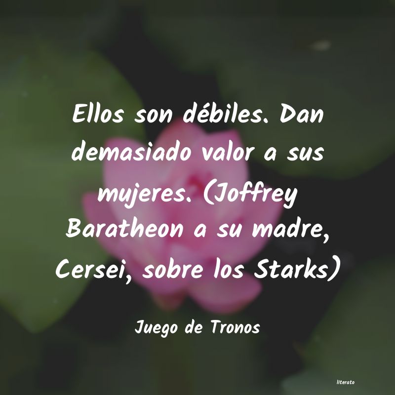 frases de Juego de Tronos