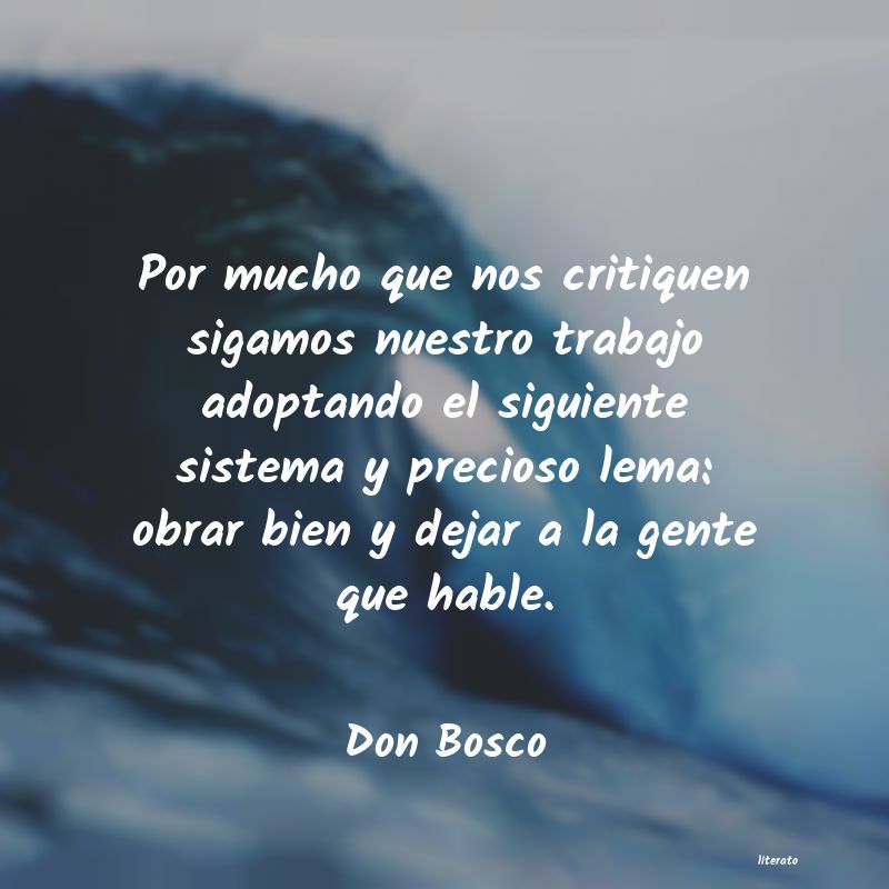 Frases de Don Bosco