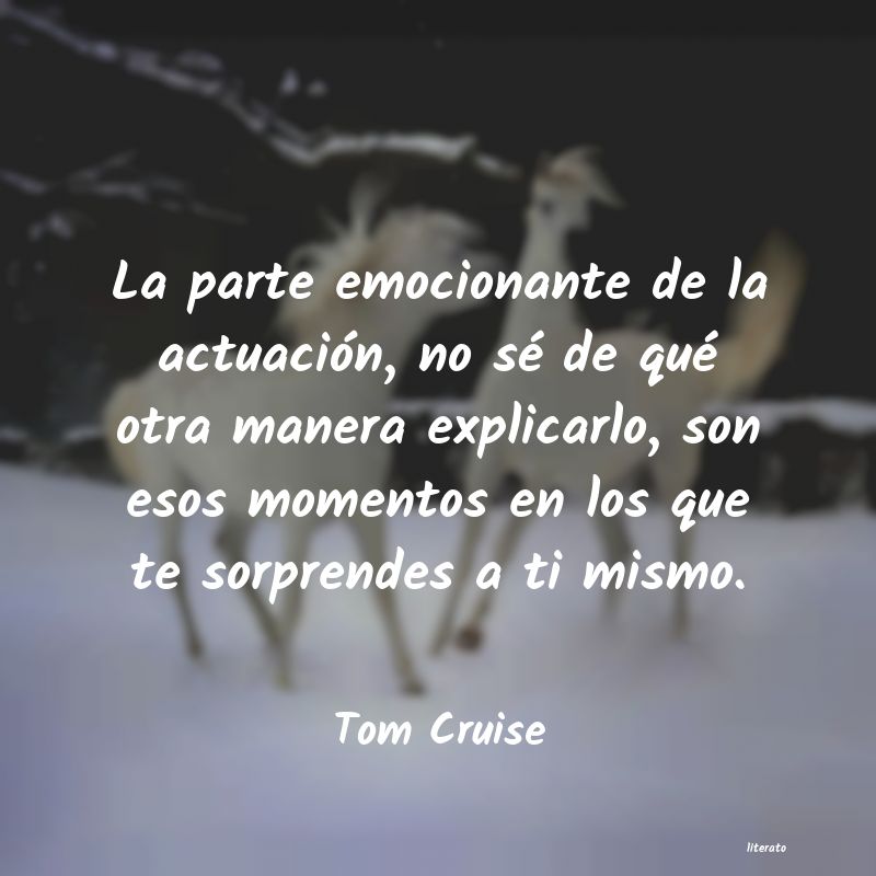 Frases de Tom Cruise