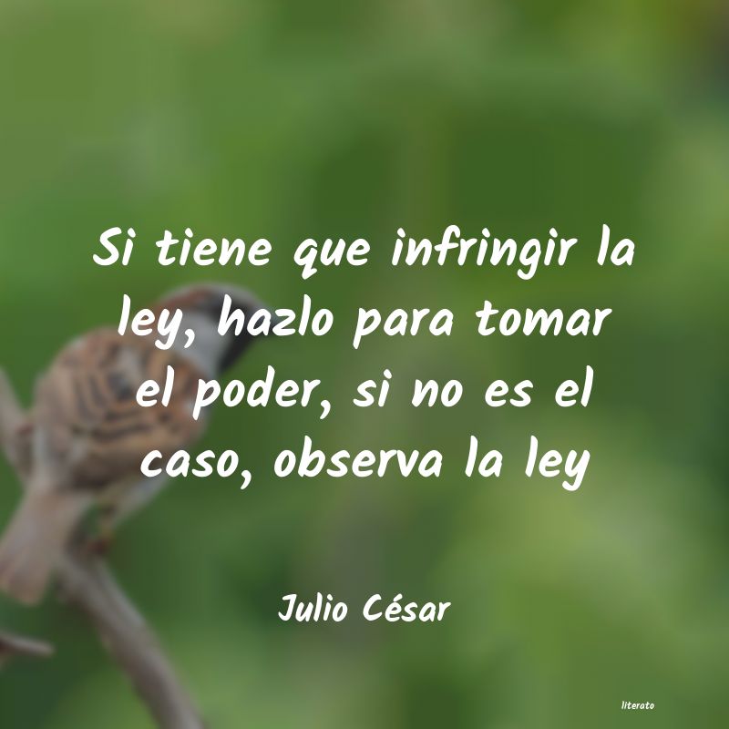 frases de Julio César