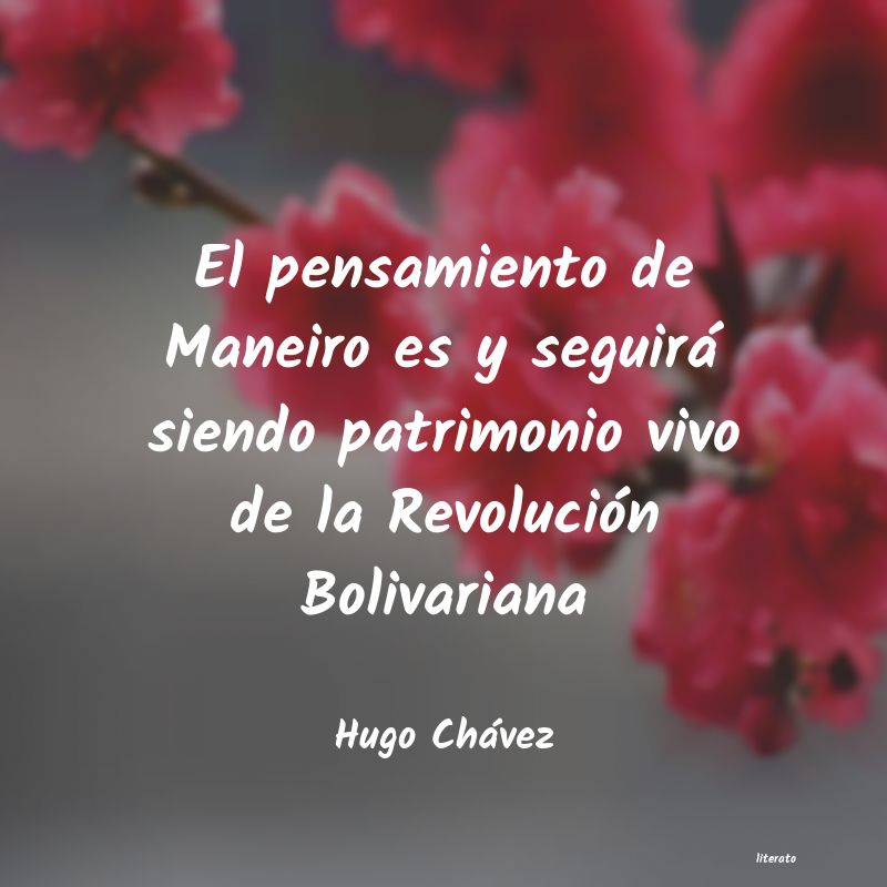 Frases de Hugo Chávez