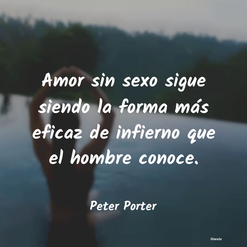 Frases de Peter Porter