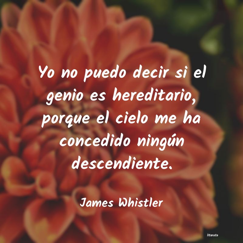 Frases de James Whistler