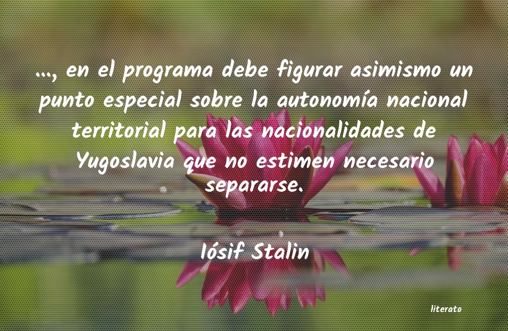 Frases de Iósif Stalin