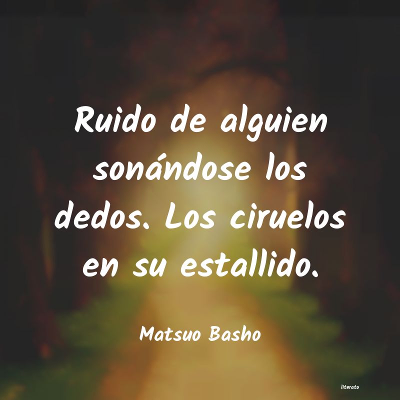 Frases de Matsuo Basho