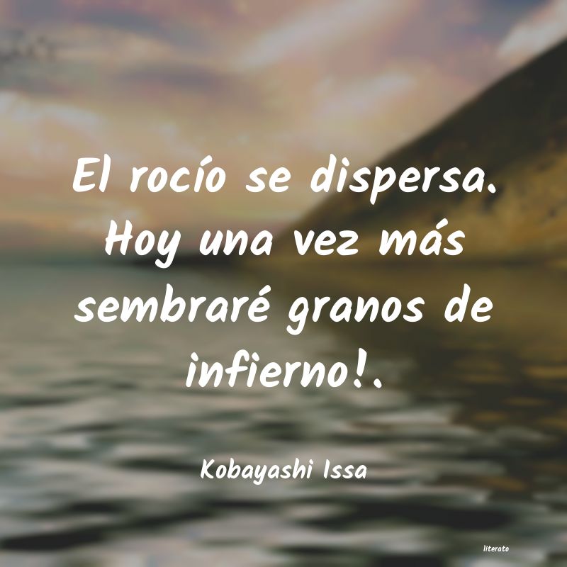 frases de Kobayashi Issa