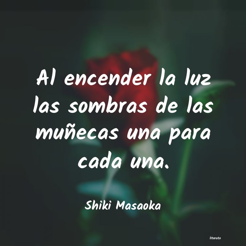 frases de Shiki Masaoka