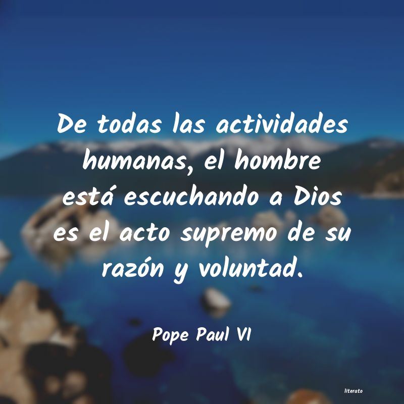 Frases de Pope Paul VI