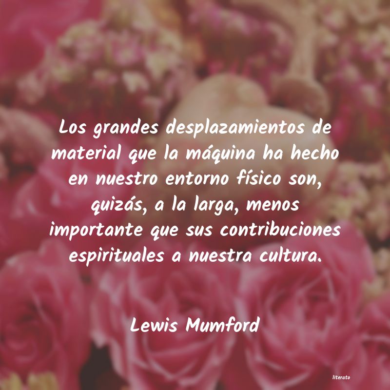 frases de Lewis Mumford