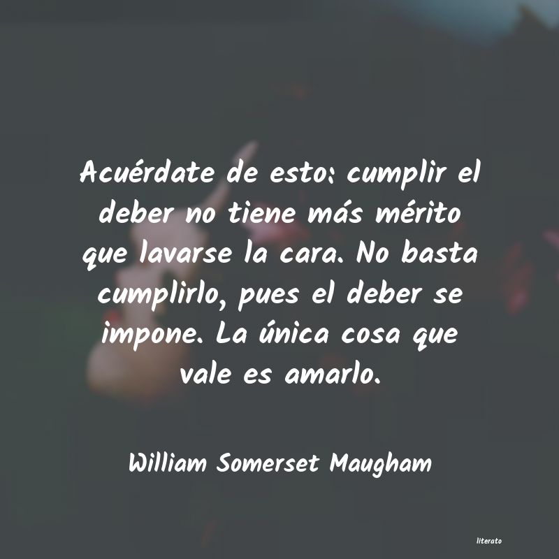 Frases de William Somerset Maugham