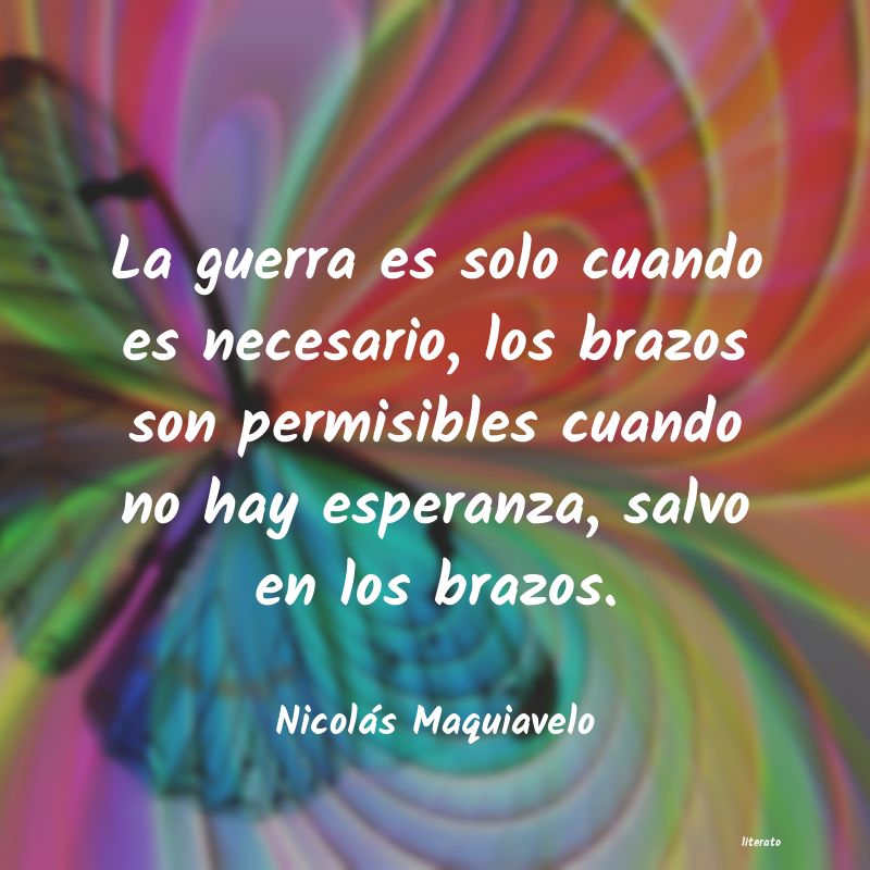 frases de NicolÃ¡s Maquiavelo