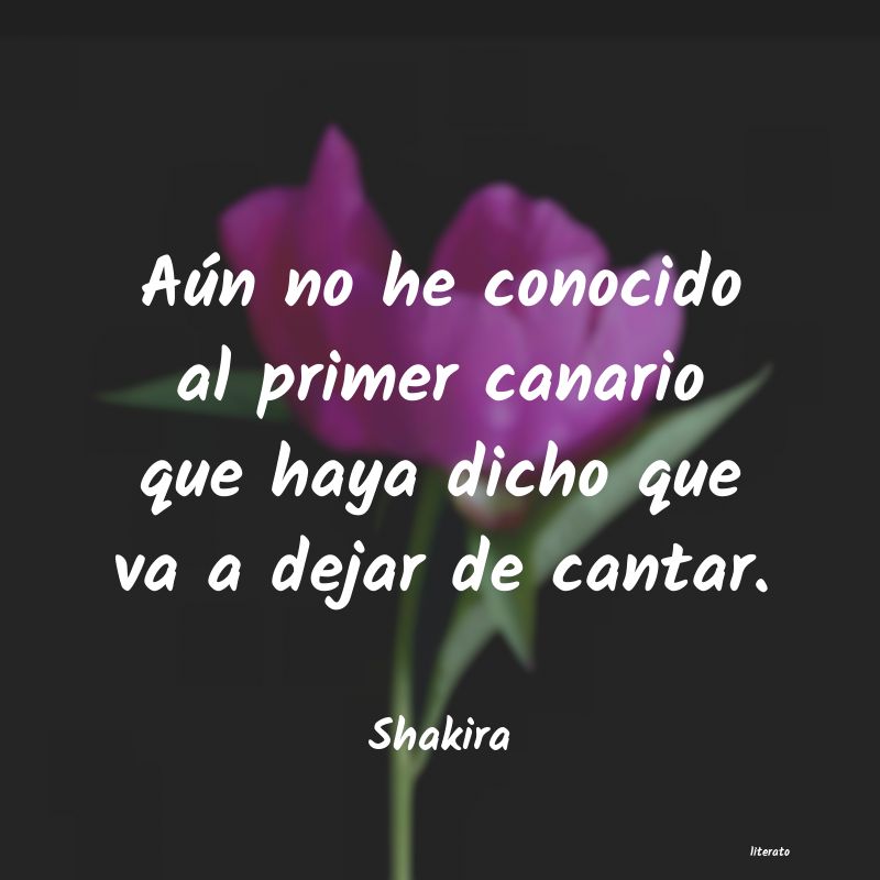 Frases de Shakira