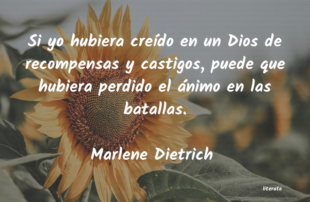 Frases de Marlene Dietrich