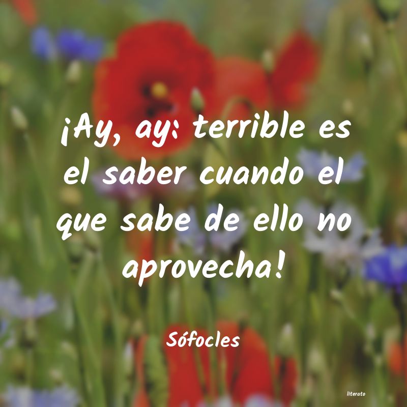 frases de Sófocles