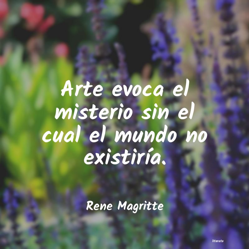 Frases de Rene Magritte