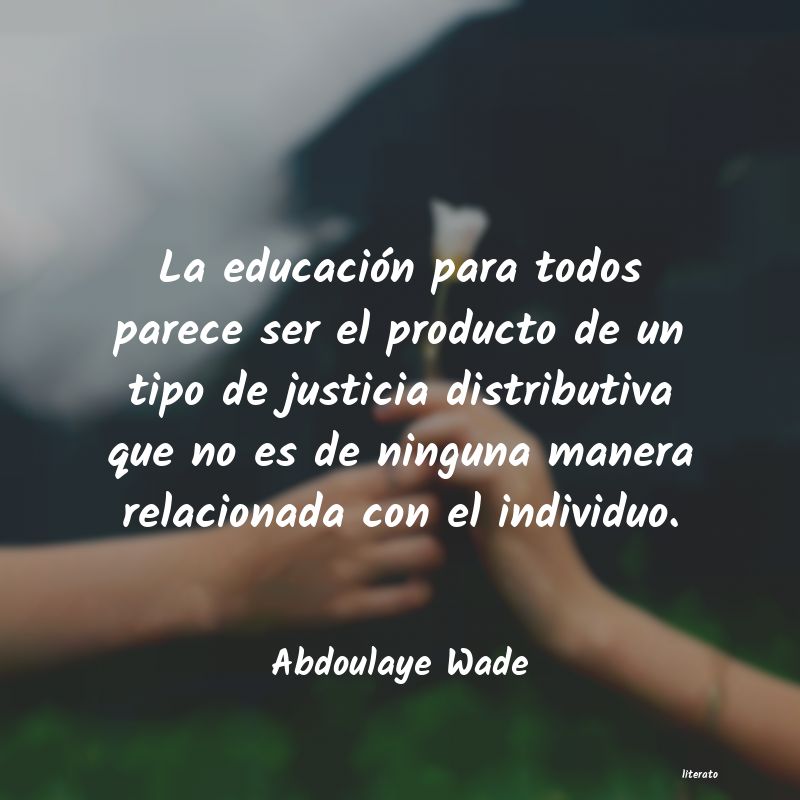 frases de Abdoulaye Wade