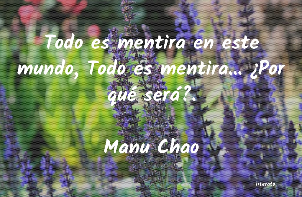 frases de Manu Chao