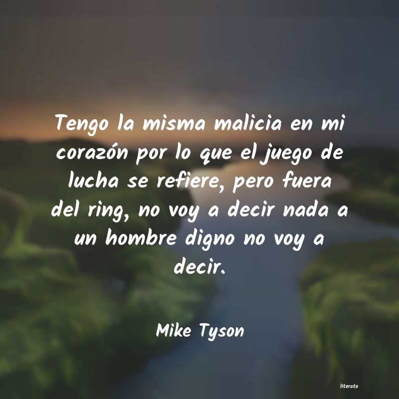 Frases de Mike Tyson