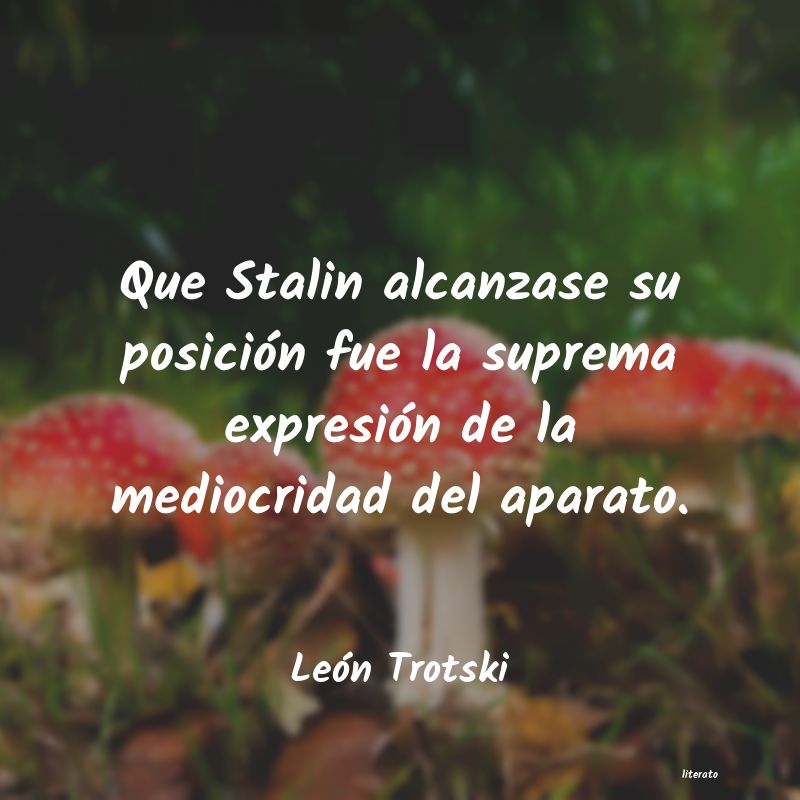 frases de León Trotski