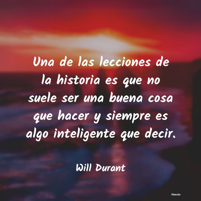 Frases de Will Durant