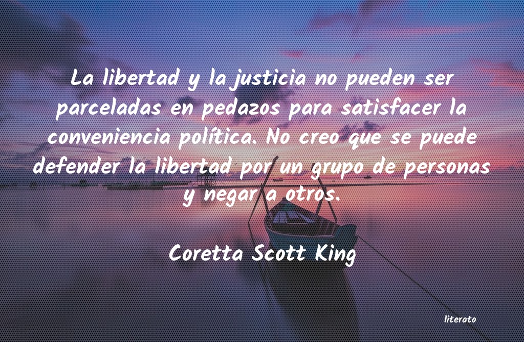 Frases de Coretta Scott King