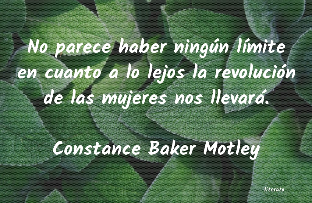frases de Constance Baker Motley
