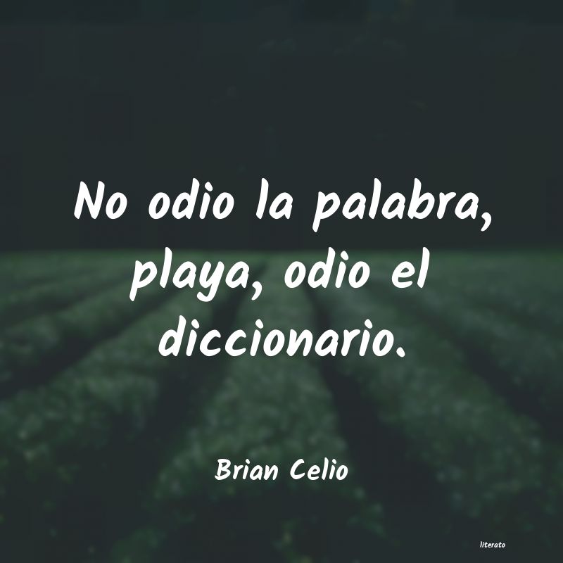 frases de Brian Celio