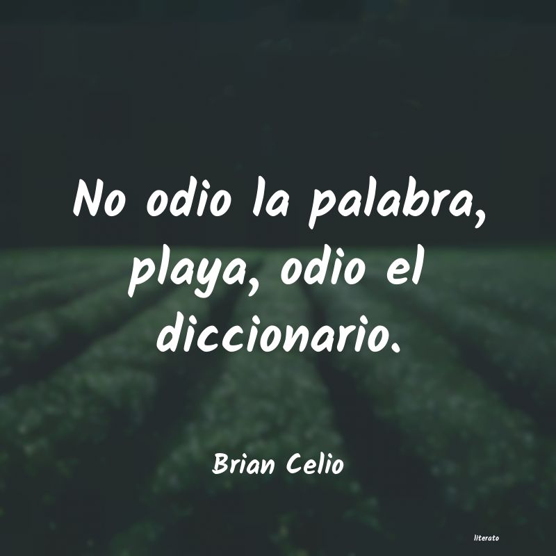 Frases de Brian Celio