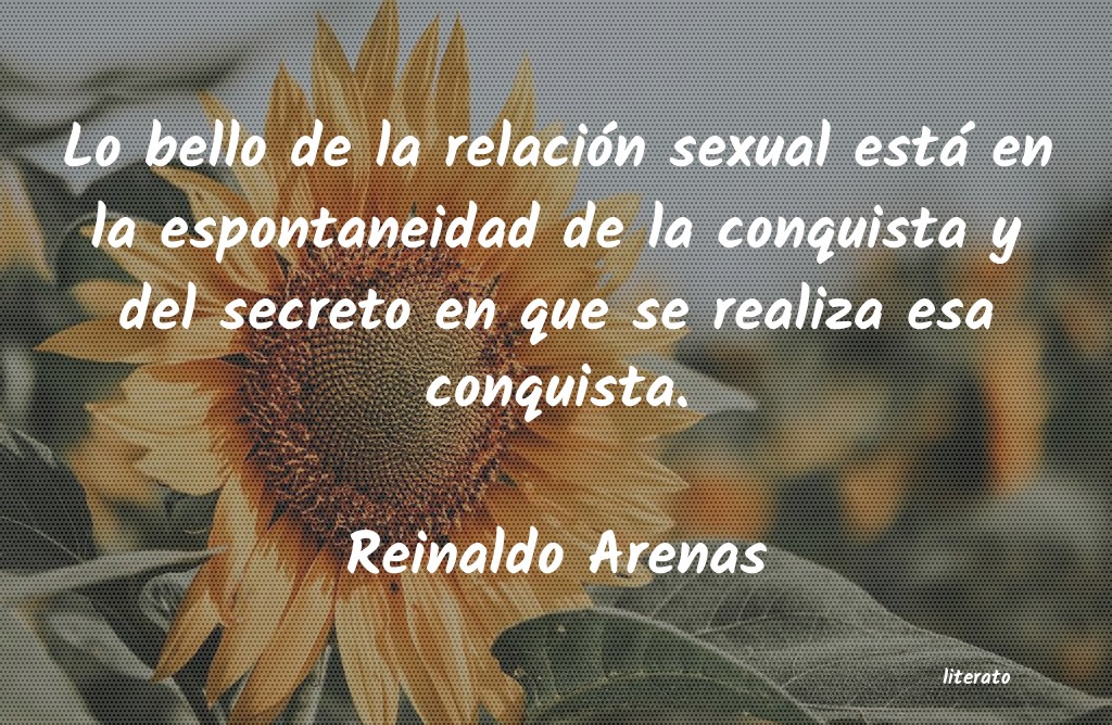 frases de Reinaldo Arenas