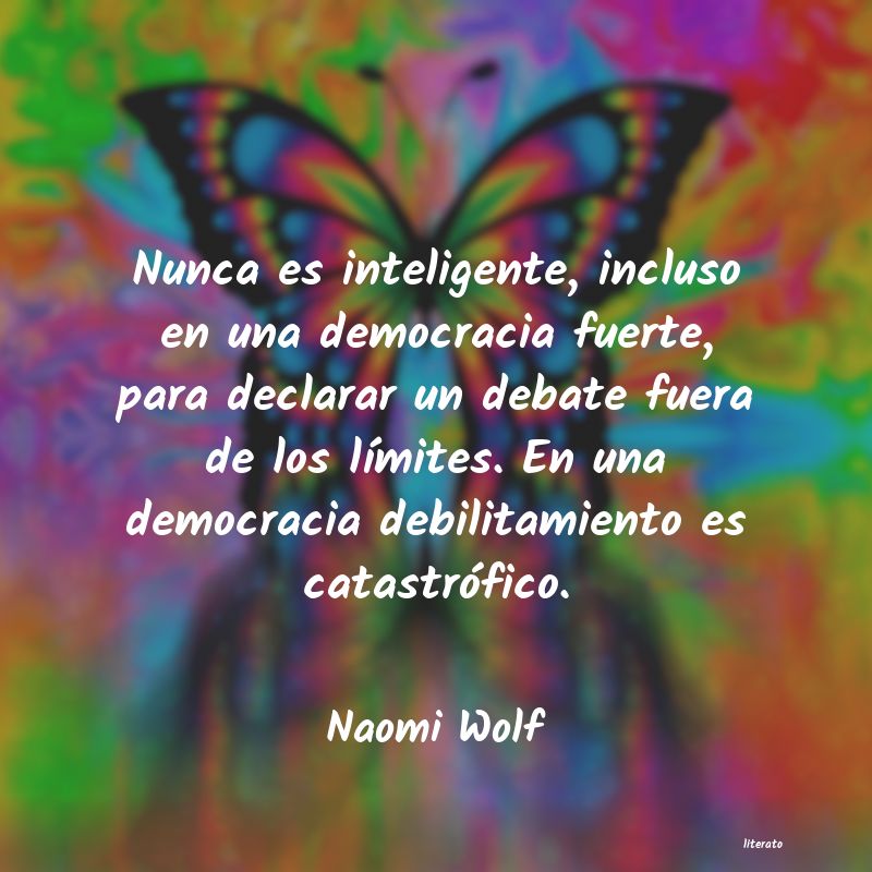 frases de Naomi Wolf