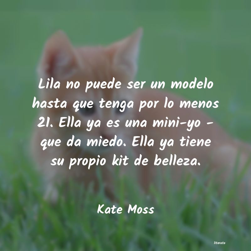 frases de Kate Moss