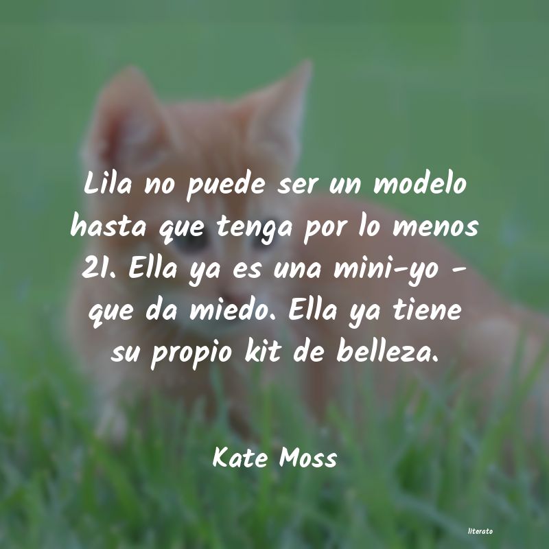 Frases de Kate Moss