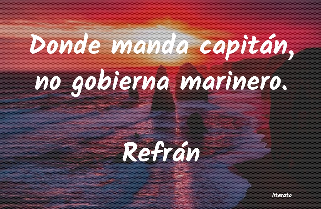 Frases de Refrán