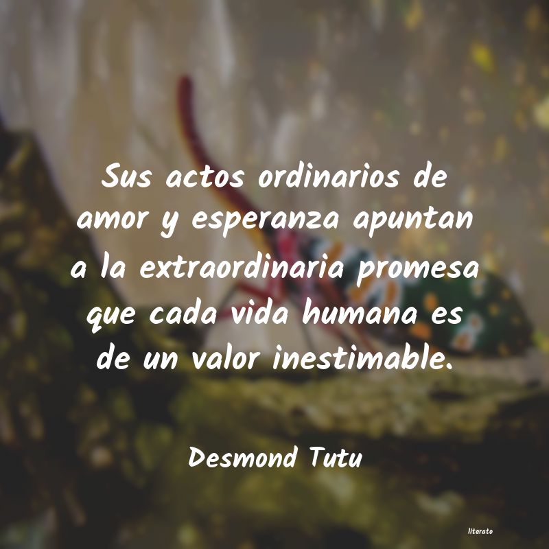 Frases de Desmond Tutu