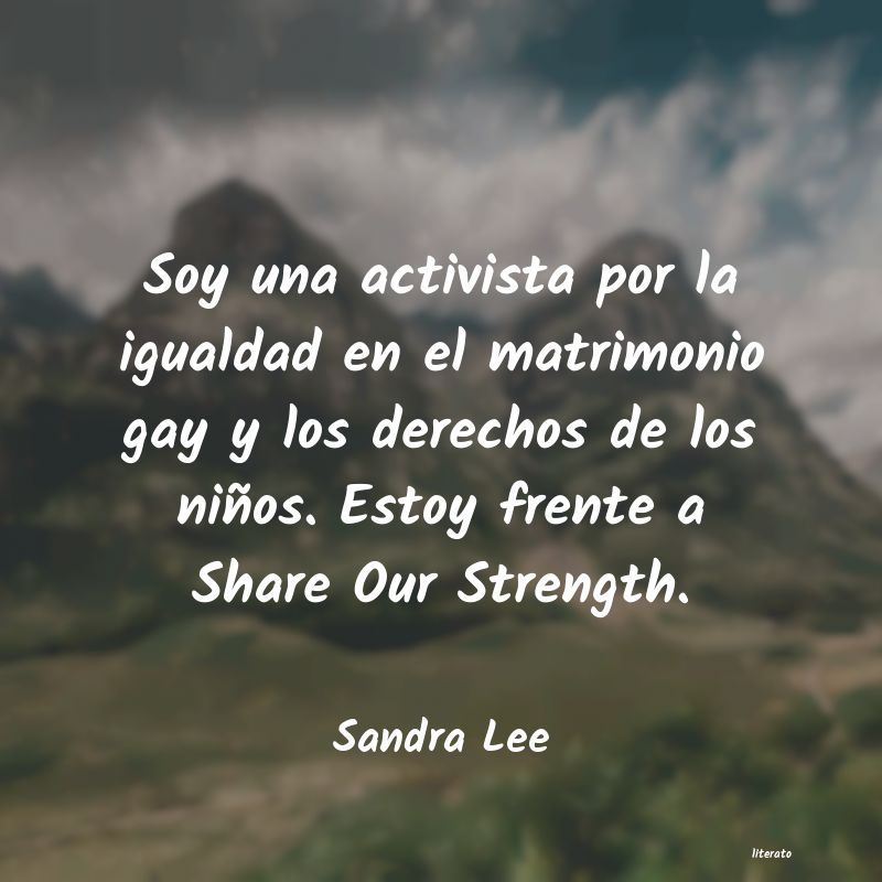 frases de Sandra Lee
