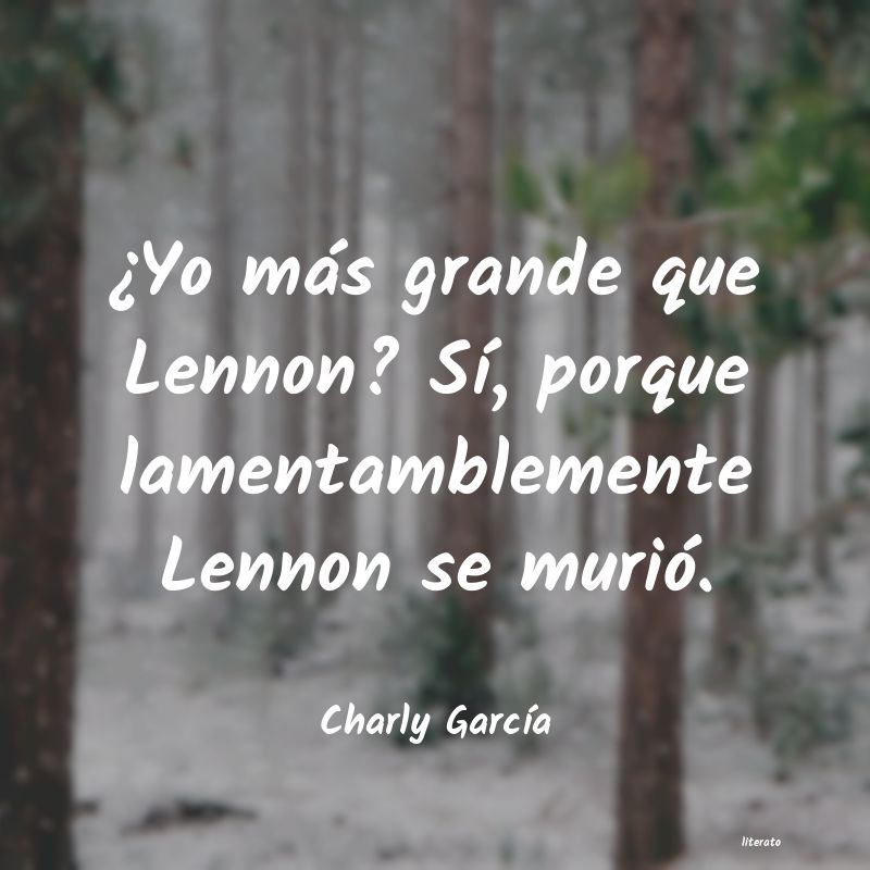 frases de Charly GarcÃa