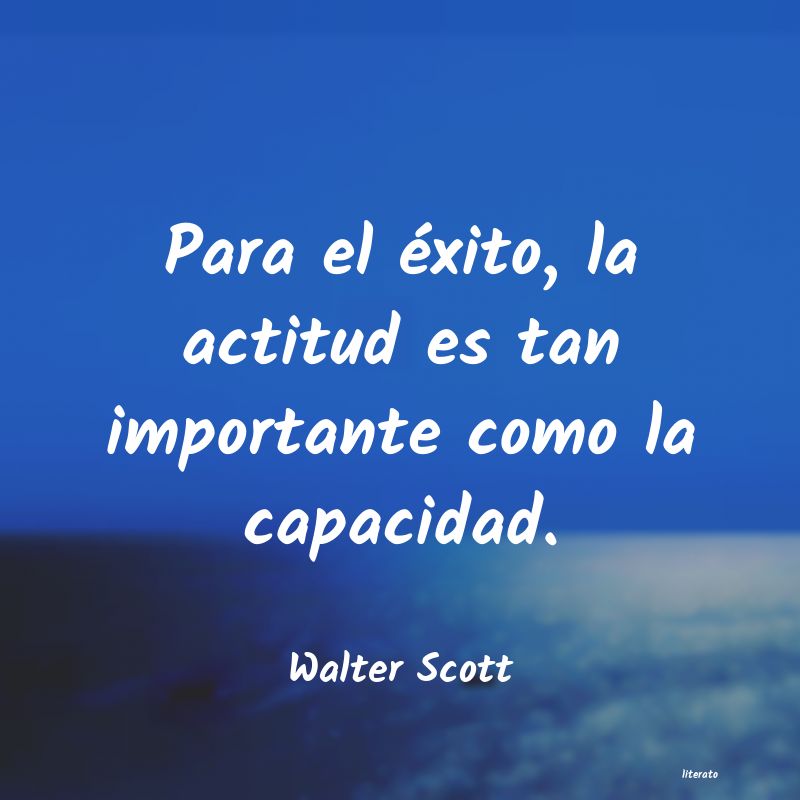 Frases de Walter Scott